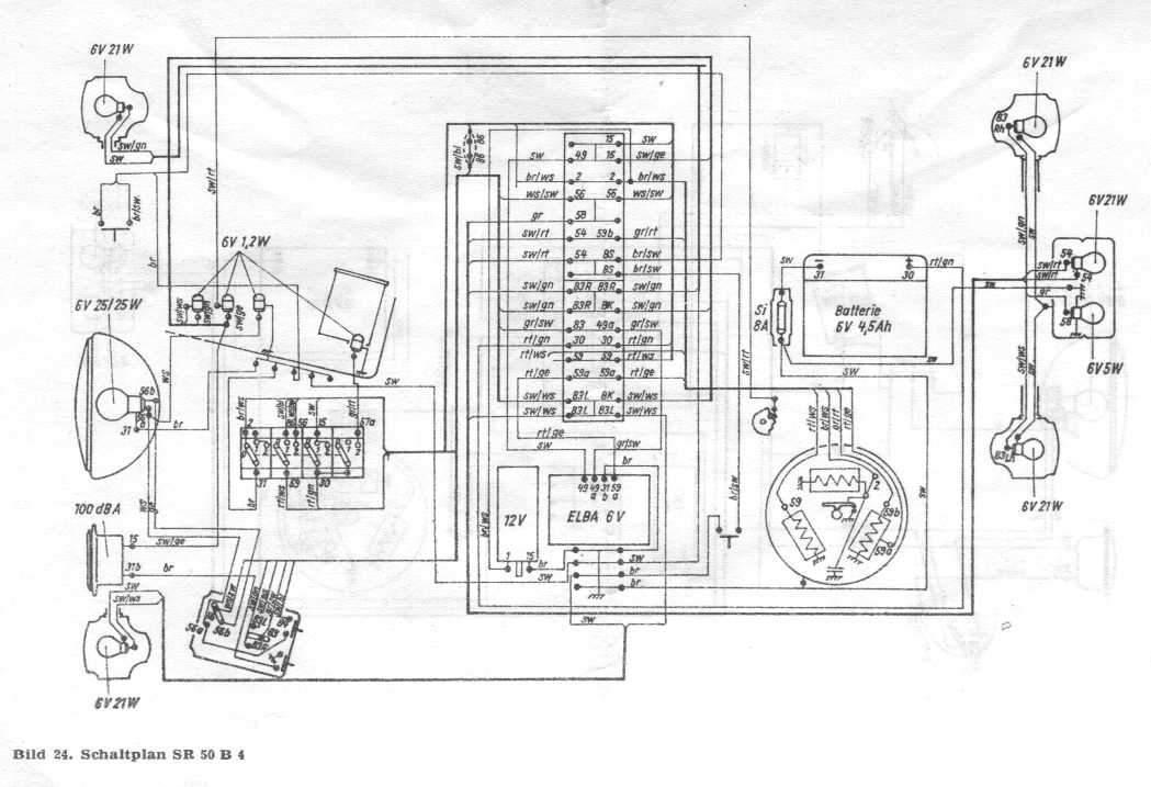 Schaltplan Sr50 B3 - Wiring Diagram